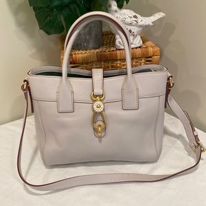 Dooney & Bourke Florentine Amelie Tote Crossbody in Ecru NWOT